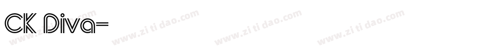 CK Diva字体转换